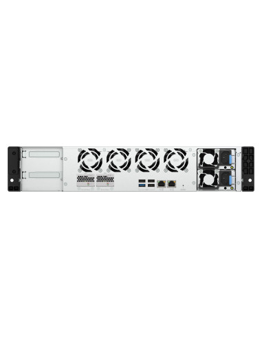QNAP TS-h1065eU-RP-8G (Intel 4core, ZFS, 8GB DDR5 RAM, 8x SATA + 2x E1.S, 1x PCIe, 2x 2,5GbE)
