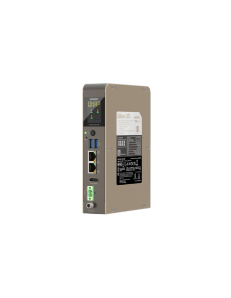 QNAP QBoat-300 (priemyselný NAS, 4core ARM, 4GB RAM, 3x M.2 slot, 2x 1GbE, 2x USB 3.2, 1x HDMI)