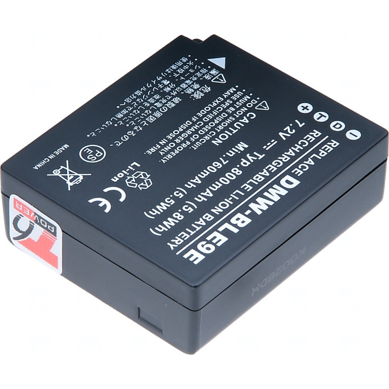 Batéria T6 power Panasonic DMW-BLE9, DMW-BLE9E, DMW-BLG10, DMW-BLG10E, BP-DC15, 700mAh, 5Wh