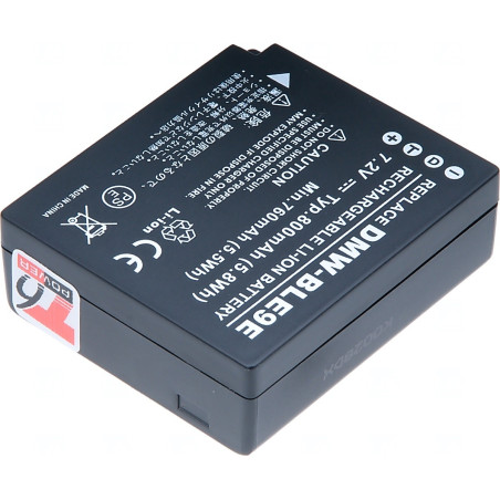 Batéria T6 power Panasonic DMW-BLE9, DMW-BLE9E, DMW-BLG10, DMW-BLG10E, BP-DC15, 700mAh, 5Wh