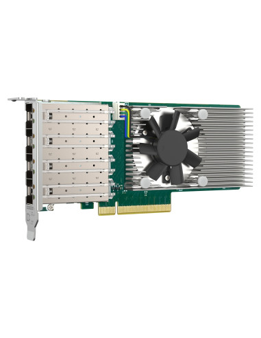 QNAP QXG-10G4SF-BCM, 4x10GbE SFP+, PCIe 4.0 x8