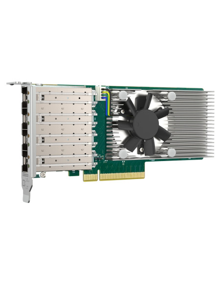 QNAP QXG-10G4SF-BCM, 4x10GbE SFP+, PCIe 4.0 x8