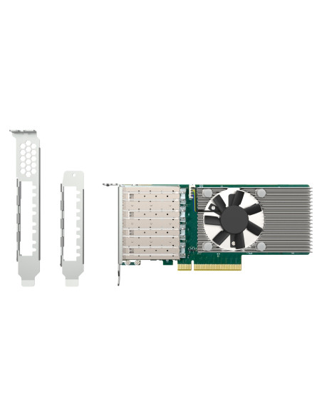 QNAP QXG-25G4SF-BCM, 4x25GbE SFP28, PCIe 4.0x8