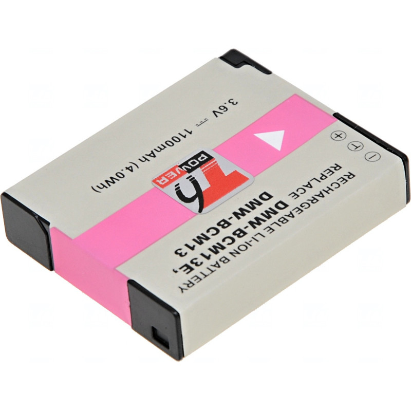 Batéria T6 Power Panasonic DMW-BCM13, DMW-BCM13E, 1100mAh, 4Wh