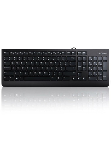 Lenovo 300/Drôtová USB/ CZ layout/Čierna