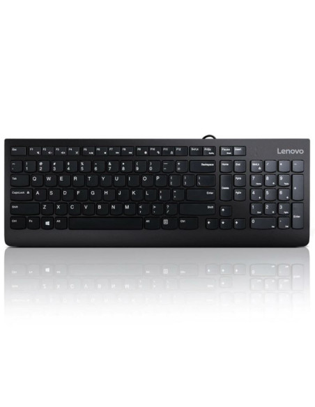 Lenovo 300/Drôtová USB/ CZ layout/Čierna