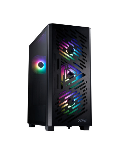 Adata XPG LANDER 501/Midi Tower/Transpar./Čierna