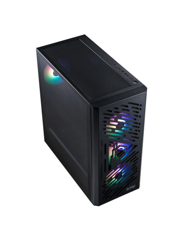 Adata XPG LANDER 501/Midi Tower/Transpar./Čierna
