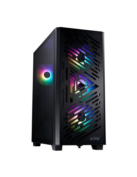 Adata XPG LANDER 501/Midi Tower/Transpar./Čierna