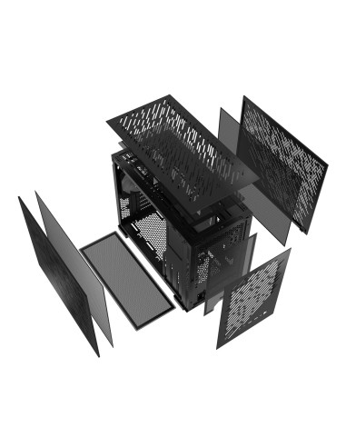 Adata XPG VALOR AIR NANO/Micro ATX/Čierna