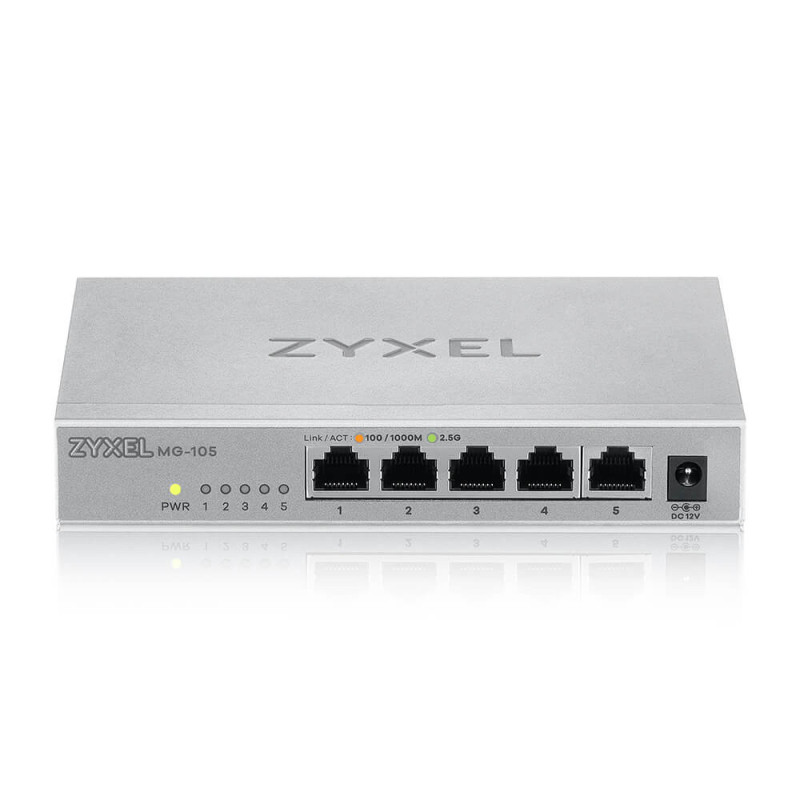 Zyxel MG-105 5 Ports Desktop 2,5 G MultiGig unmanaged Switch