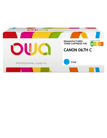 OWA Armor toner kompatibilný s Canon CRG-067H C, 2350st, modrá/cyan