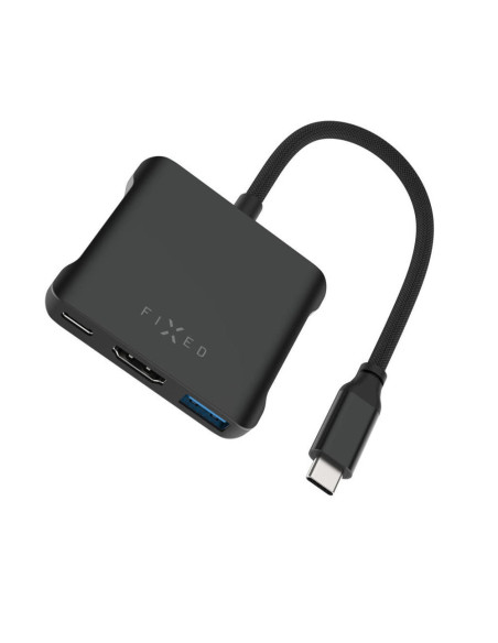 5-port hliníkový USB-C FIXED HUB, 140W, PD3.1