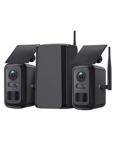 Set solárnych kamier Viking HUB S02/8000 mAh/ mobilné aplikácie/ outdoor