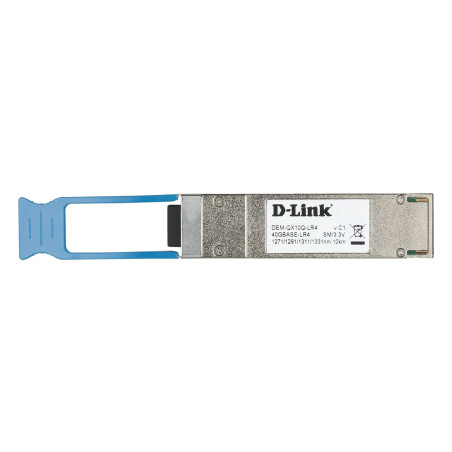 D-Link DEM-QX10Q-LR4 - 40GBASE-LR4 QSFP+ Single-Mode Transceiver, 10km