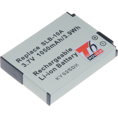 Batéria T6 power Samsung SLB-10A, BN-VH105, 1050mAh, 3,9Wh