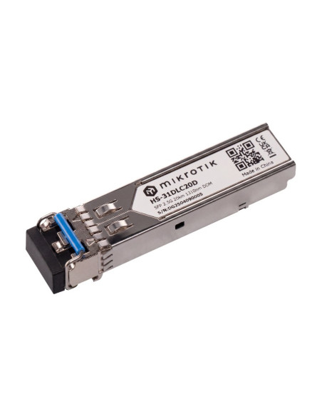 Mikrotik HS-31DLC20D, SFP 1.25G/2.5G SM 20km 1310nm, Dual LC-connector