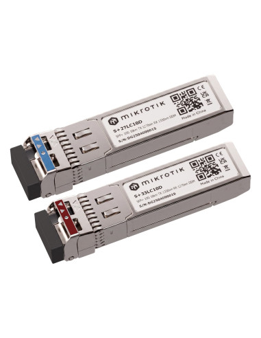 MikroTik S+2733LC10D, Pár SFP+ BiDi 10G SM 10km, Single LC-connector