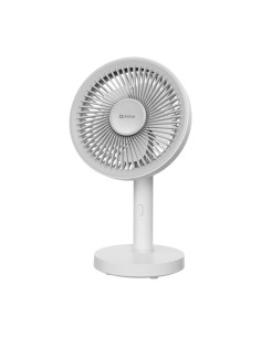 Platinet PRDF0576 stolný ventilátor 12,5 cm, odnímateľná základňa, akumulátor 1800 mAh, biela-šedá