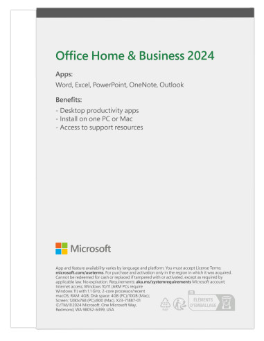 Microsoft Office 2024 pre domácnosti a podnikateľov Eng Spec