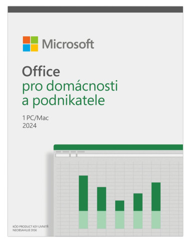 Špecifikácia balíka Microsoft Office 2024 pre domácnosti a firmy (CZ)