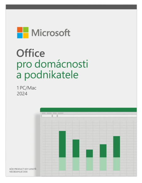 Špecifikácia balíka Microsoft Office 2024 pre domácnosti a firmy (CZ)