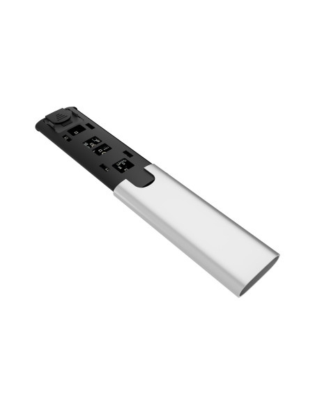 Externý box pre SSD Natec RHINO M.2 NVME LITE USB-C 3.2 GEN 2, hliníkové telo, ARCTIC SILVER