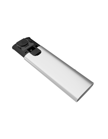 Externý box pre SSD Natec RHINO M.2 NVME LITE USB-C 3.2 GEN 2, hliníkové telo, ARCTIC SILVER