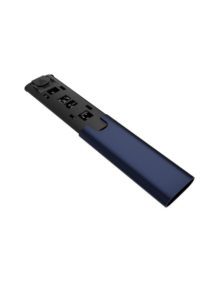 Externý box pre SSD Natec RHINO M.2 NVME LITE USB-C 3.2 GEN 2, hliníkové telo, STEEL NAVY