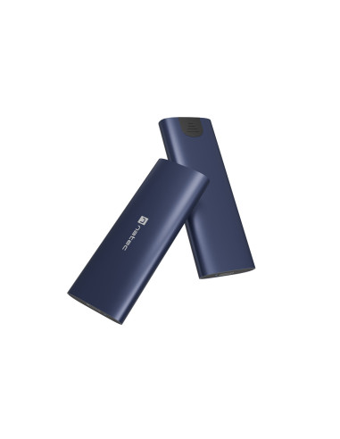Externý box pre SSD Natec RHINO M.2 NVME LITE USB-C 3.2 GEN 2, hliníkové telo, STEEL NAVY