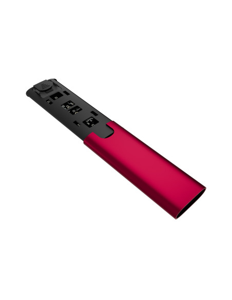 Externý box pre SSD Natec RHINO M.2 NVME LITE USB-C 3.2 GEN 2, hliníkové telo, RUBY RED