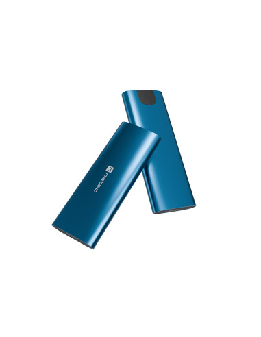 Externý box pre SSD Natec RHINO M.2 NVME LITE USB-C 3.2 GEN 2, hliníkové telo, HORIZON BLUE
