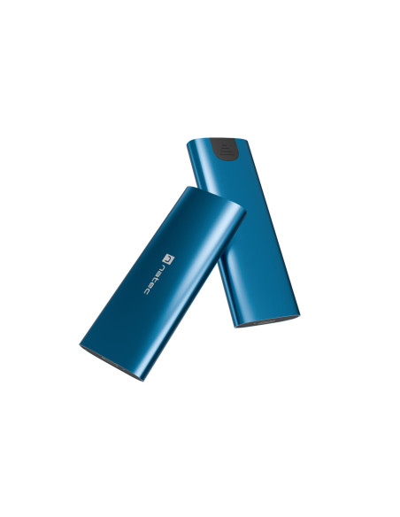 Externý box pre SSD Natec RHINO M.2 NVME LITE USB-C 3.2 GEN 2, hliníkové telo, HORIZON BLUE