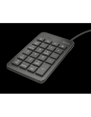TRUST XALAS Numerický blok, USB, čierny