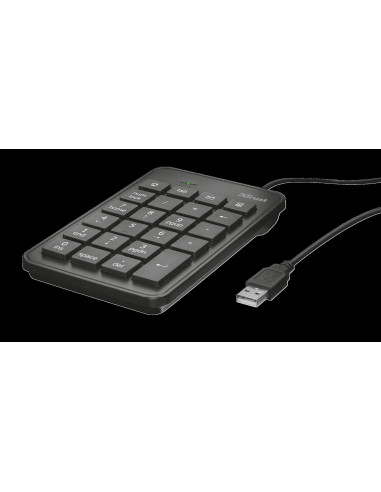 TRUST XALAS Numerický blok, USB, čierny
