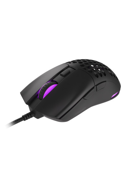 Genesis herná optická myš KRYPTON 750/RGB/8000 DPI/Herná/Optická/8 000 DPI/Drôtová USB/Čierna