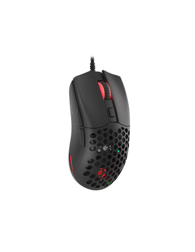 Genesis herná optická myš KRYPTON 750/RGB/8000 DPI/Herná/Optická/8 000 DPI/Drôtová USB/Čierna