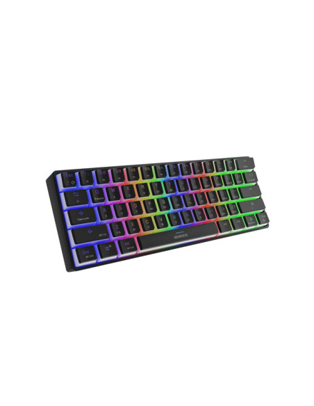 Genesis herná klávesnica THOR 660 RGB/Bezdrôtová Bluetooth/US layout/Čierna