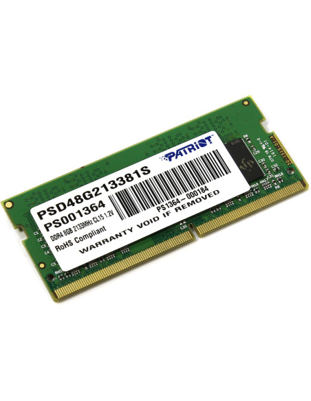 SO-DIMM 8GB DDR4-2133MHz Patriot CL15 SR