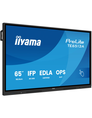 65" iiyama TE6513A-B1AG: IPS, 4K, 40P, EDLÁ