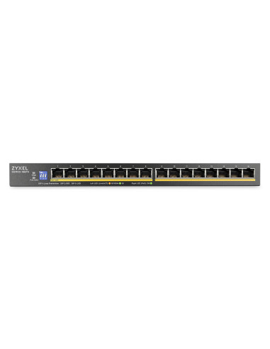 ZYXEL 16xGb unmanaged switch GS1100-16EPS PoE+