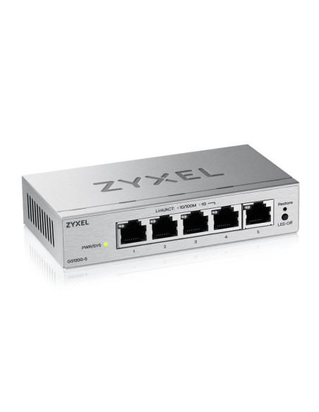 ZYXEL GS1200-5V3, 5 Port Gigabit webmanaged Switch