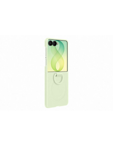 Samsung Silikónový magnetický kryt s držiakom na prst pre Galaxy Z Flip8, Mint