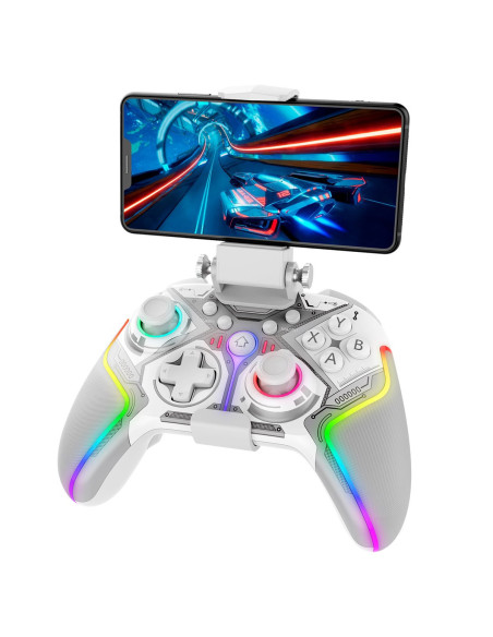 iPega 9666BH Bluetooth RGB Gamepad pre Android/iOS/PS3/PS4/PC/N-Switch White