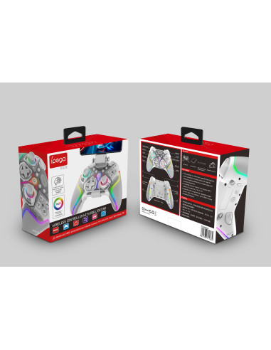 iPega 9666BH Bluetooth RGB Gamepad pre Android/iOS/PS3/PS4/PC/N-Switch White