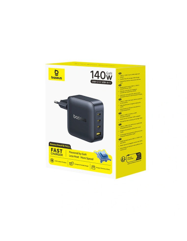 Baseus EnerFill FH11 GaN Fast Stolová Nabíjačka 140W Cosmic Black