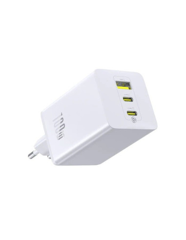 Baseus EnerFill FE11 Fast Nabíjačka USB-A + USB-C + USB-C 100 W Moon White