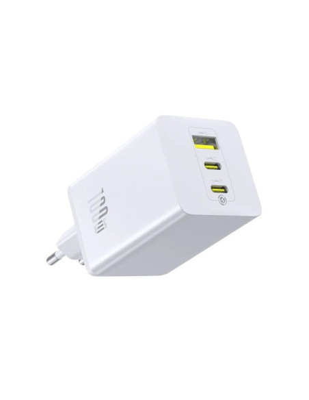 Baseus EnerFill FE11 Fast Nabíjačka USB-A + USB-C + USB-C 100 W Moon White