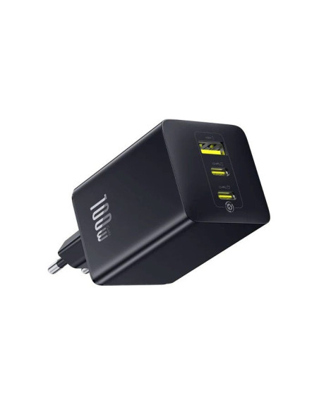 Baseus EnerFill FE11 Fast Nabíjačka USB-A + USB-C + USB-C 100W Cosmic Black