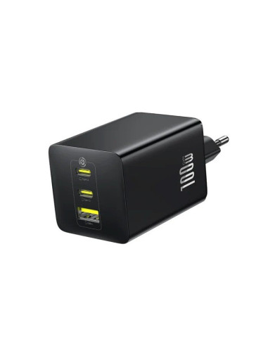 Baseus EnerFill FE11 Fast Nabíjačka USB-A + USB-C + USB-C 100W Cosmic Black